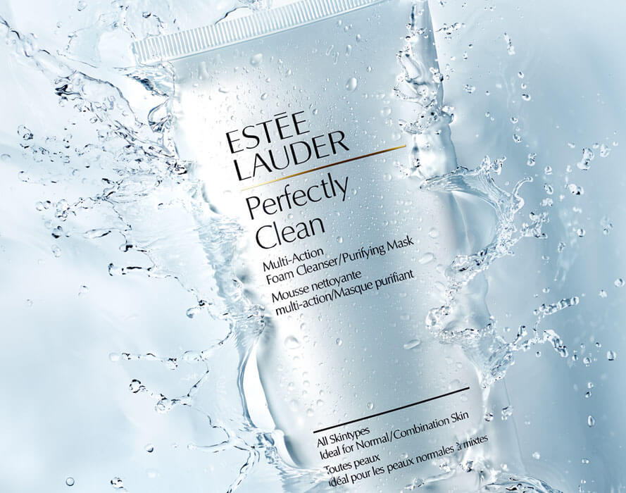 ESTÉE LAUDER Perfectly Clean Multi-Action Foam Cleanser / Purifying Mask 150ml (กล่องเทสเตอร์) โฟม