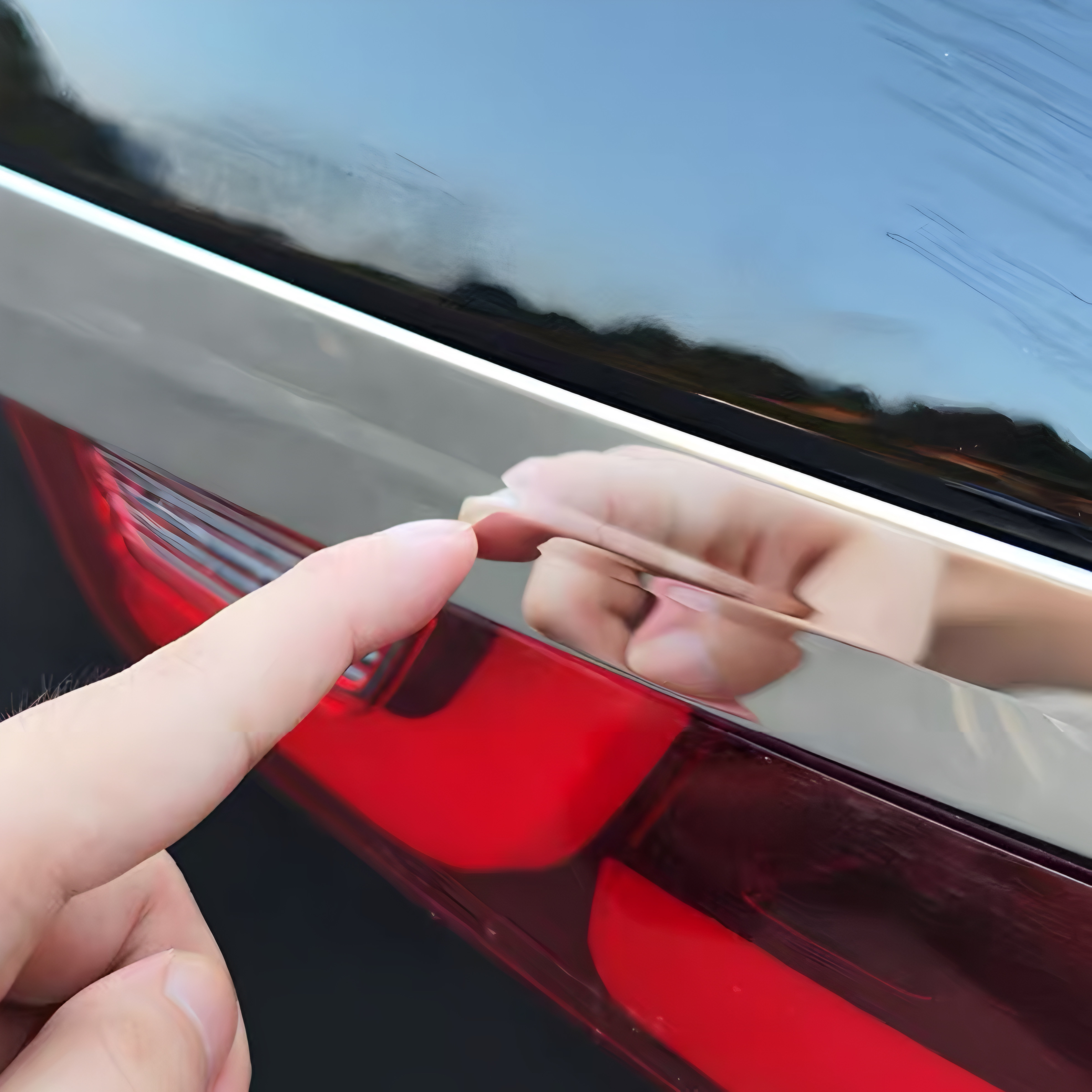 ชุดตกแต่งฝาท้ายคิ้วโครเมียม คิ้วฝาท้าย Honda CR-V G6