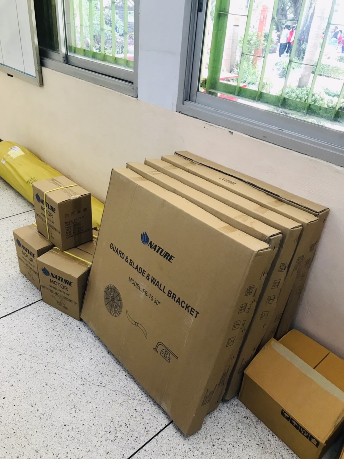 พัดลมใบดำ, FRESH KOOL,Nature, FB-75 30 นิ้ว