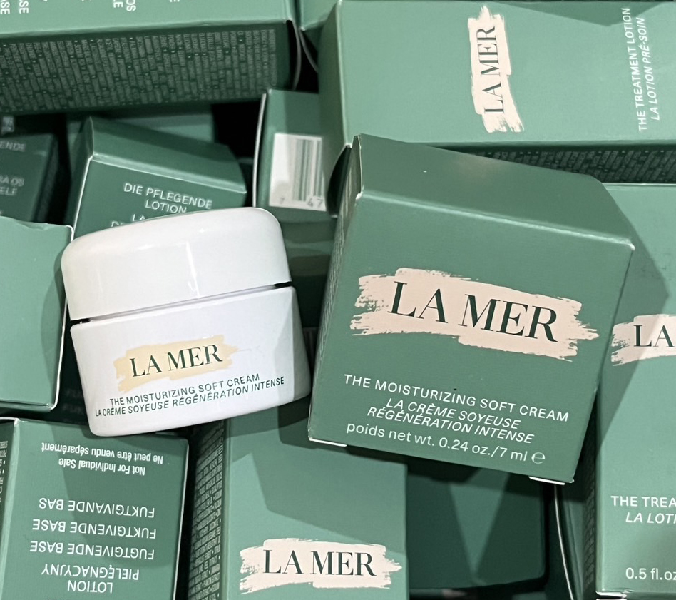 La Mer Moisturizing Soft Cream 7ml. ครีมบำรุง ขนาดทดลอง 1กระปุก