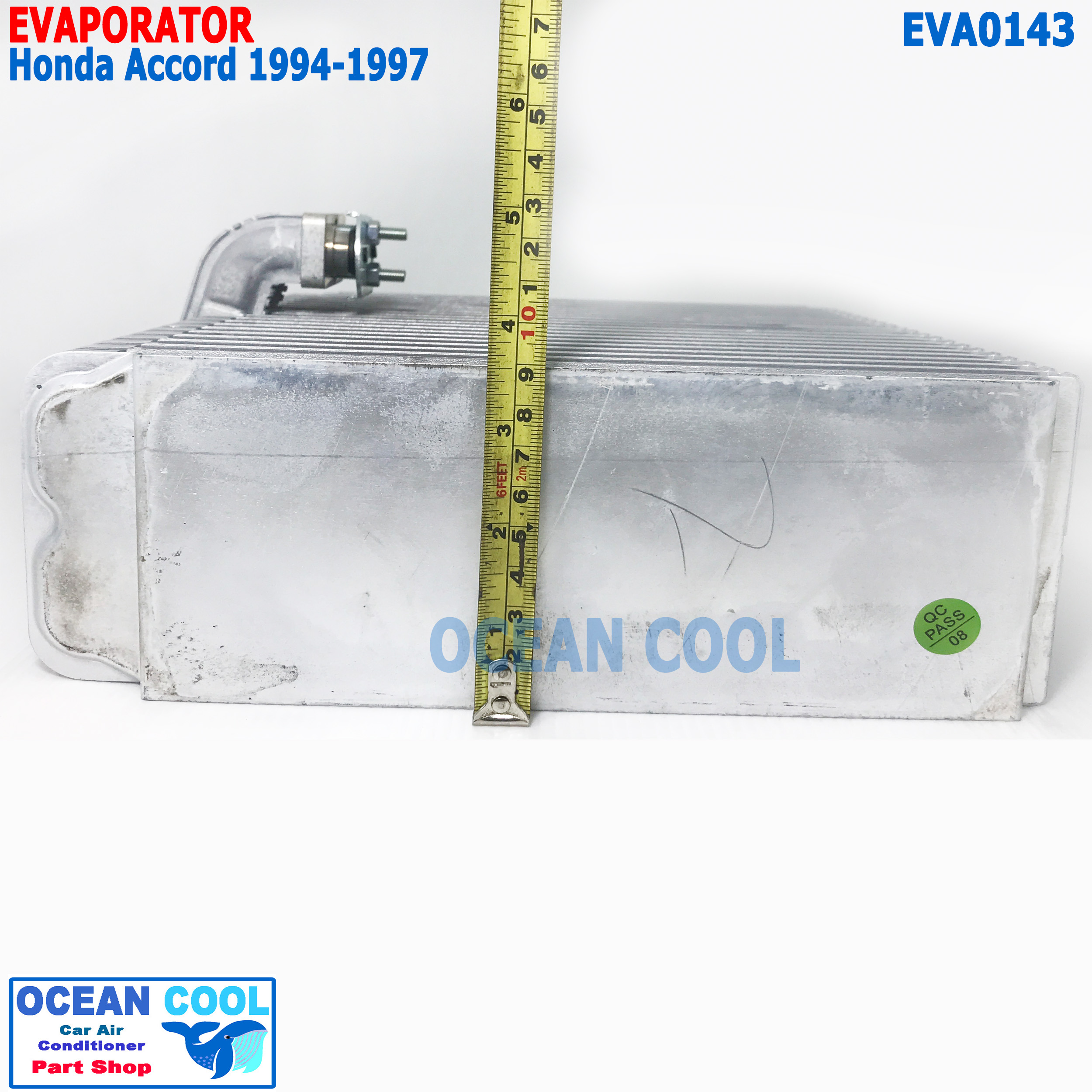 คอยล์เย็น ฮอนด้า แอคคอร์ด 1994 - 1997 วาล์วบล็อก EVA0143 AC Evaporator Honda Accord คอยล์เย็น ตู้แอร์ คอยเย็น คอล์ยเย็น Accord'94