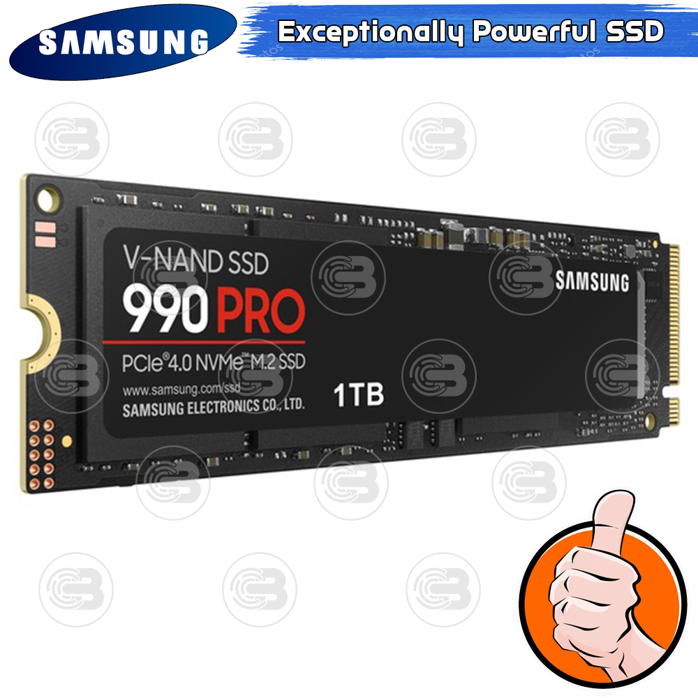 [CoolBlasterThai] SAMSUNG 990 PRO NVMe M.2 SSD PCIe Gen 4.0 1TB ประกัน 5 ปี (MZ-V9P1T0BW)