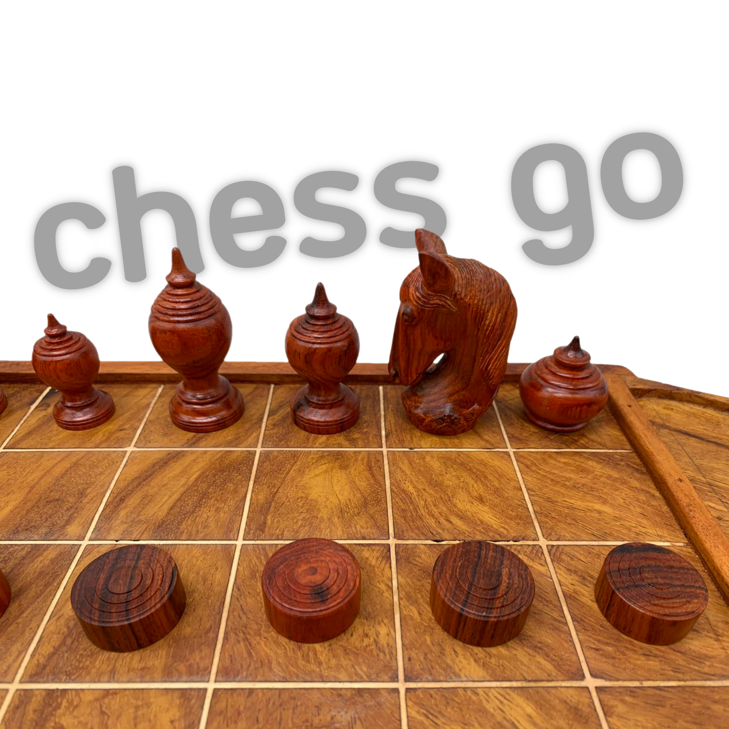 ตัวหมากรุกไทยไม้เนื้อแข็ง รุ่น Platinum set A