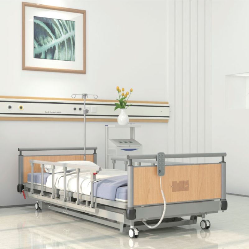 เตียงผู้สูงอายุไฟฟ้า แบบไม้ 6 ฟังก์ชัน แบบลายไม้สไตล์ญี่ปุ่น รุ่น Classic Ultra Low ปรับต่ำพิเศษ มีแบตเตอรี่ในตัว พร้อมโหมดฉุกเฉิน CPR รับประกันศูนย์ไทย 6 ปี