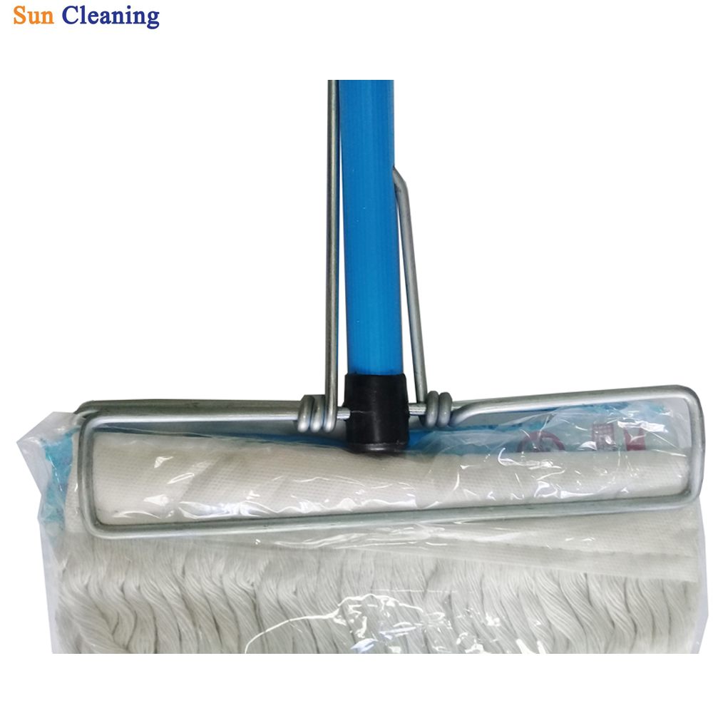 Sun Brand ไม้ถูพื้นแบบสปริงหนีบ แถมผ้าม็อบ 10 นิ้วอย่างหนา (คละสี)