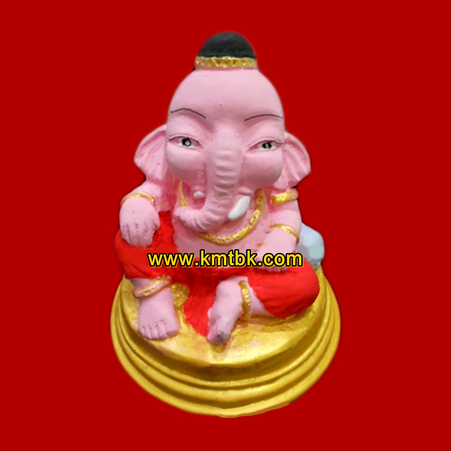 (โชว์) กุมารคเณศ มหาวีโร พระอาจารย์อำนาจ มหาวีโร จ.ชัยภูมิ ขนาดตั้งบูชา 5นิ้ว