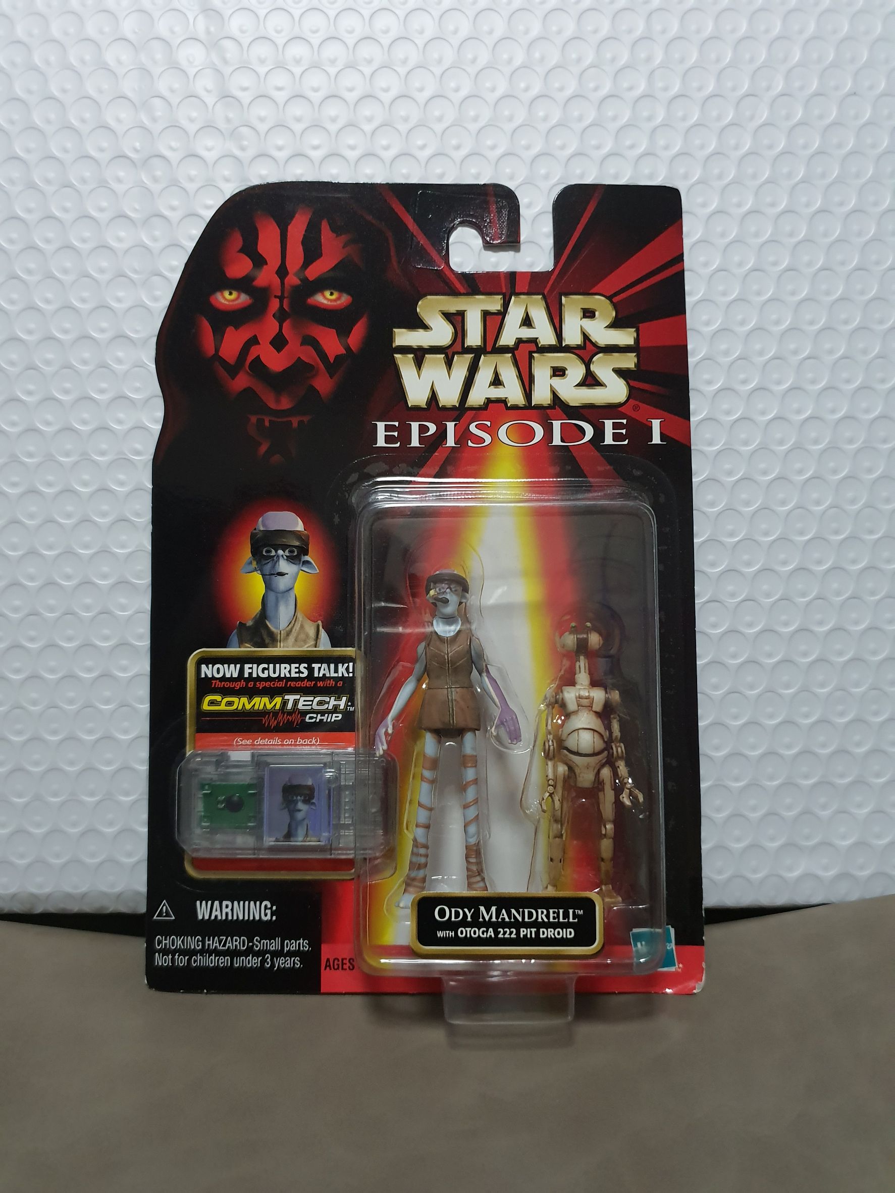 Ody Mandrell (with OTAGA 222 Pit Droid) - Star Wars Hasbro (1999 Toys)