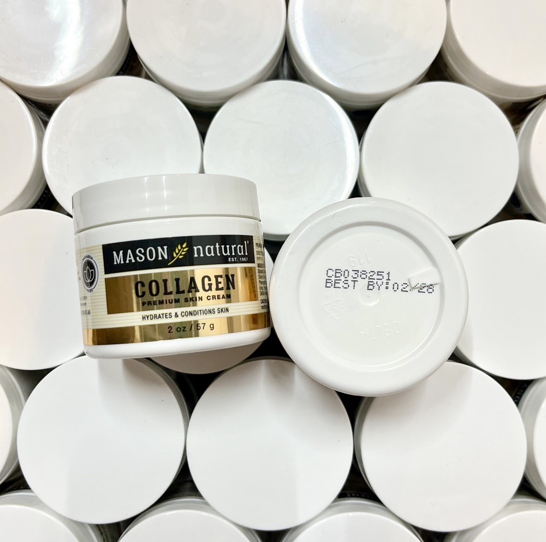 Mason Natural Collagen Beauty Cream 57g. ครีมสูตร Collagen บริสุทธิ์เพียว 100% แพ็คเก็จใหม่