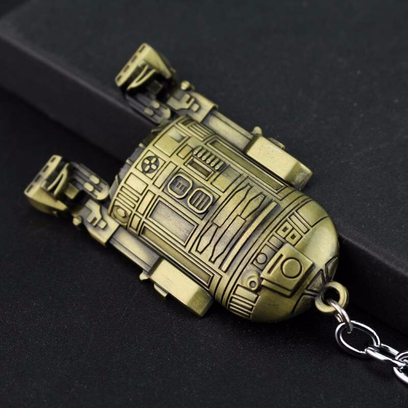 พวงกุญแจ โลหะ R2-D2 สีบรอนซ์ - Star Wars Keychain
