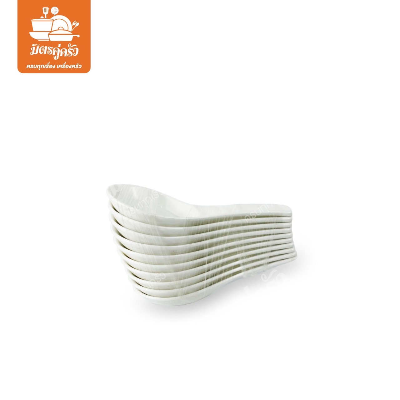 ช้อนเซรามิค (สั้น) ไม่มีรู 5.3 นิ้ว 02402153 EGO