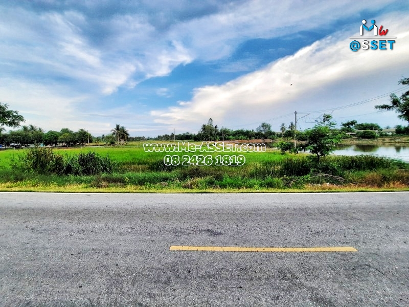 ขายที่ดินเปล่า ย่าน ลานตากฟ้า มหาสวัสดิ์ งิ้วราย : ใกล้ ม.พฤกษา 8 : 377 ตารางวา