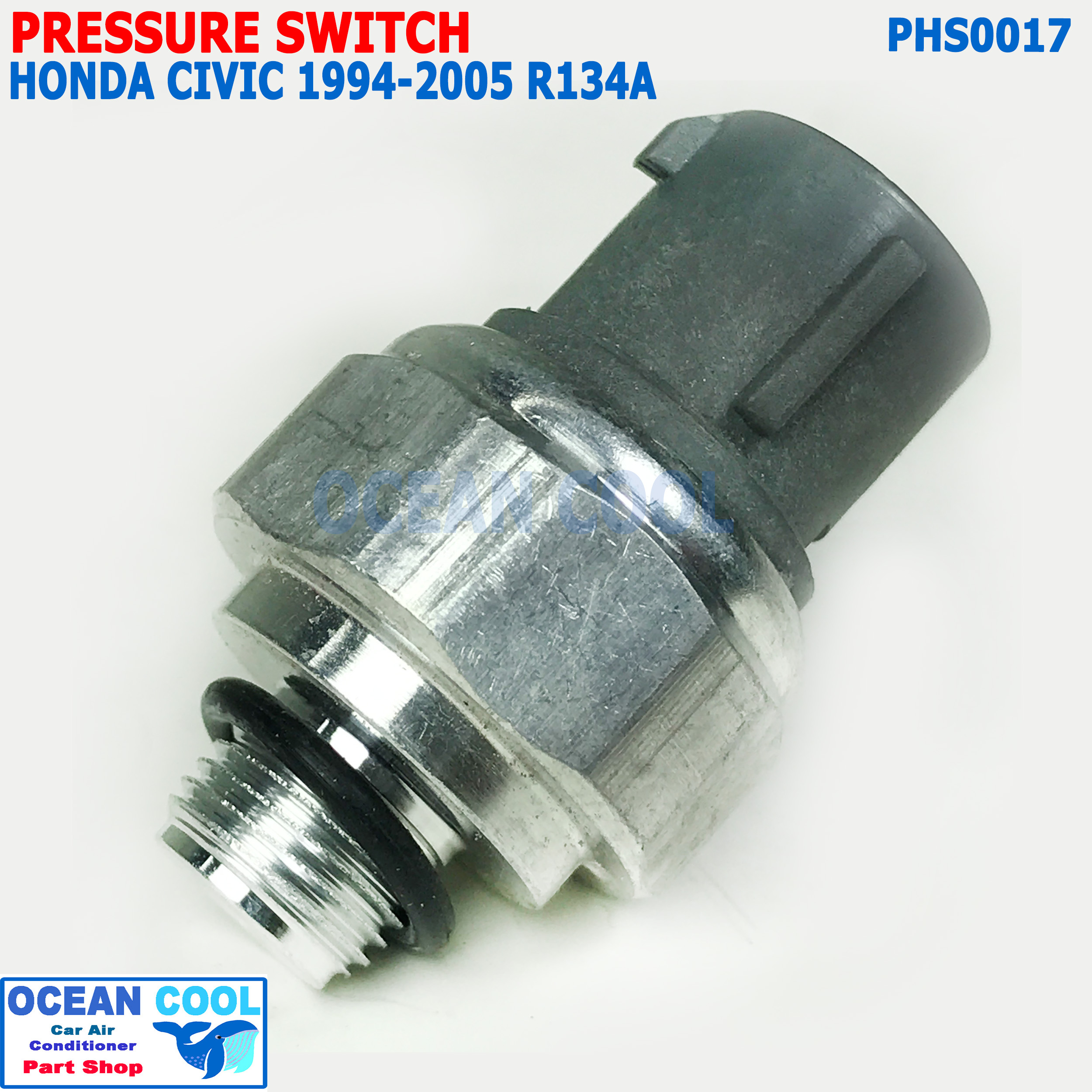 เพรสเชอร์สวิทช์ ฮอนด้า ซีวิค 1994 - 2005 PHS0017 Pressure Switch Honda Civic'94 , Accord'94 , City'96 , Jazz'03 , CRV ซีวิค'94 แอคอร์ด'94 , ซิตี้'96 , แจ๊ส'03 สวิทช์แรงดัน แอร์รถยนต์