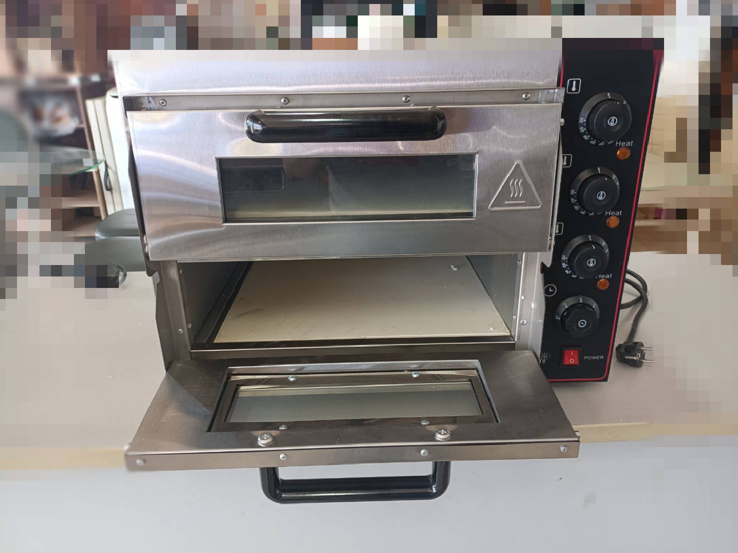 เตาอบพิชซ่าไฟฟ้าสแตนเลส 2 ชั้น รุ่น : EB-2