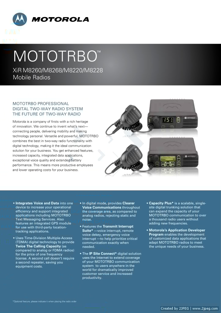 วิทยุสื่อสารยี่ห้อ Motorola