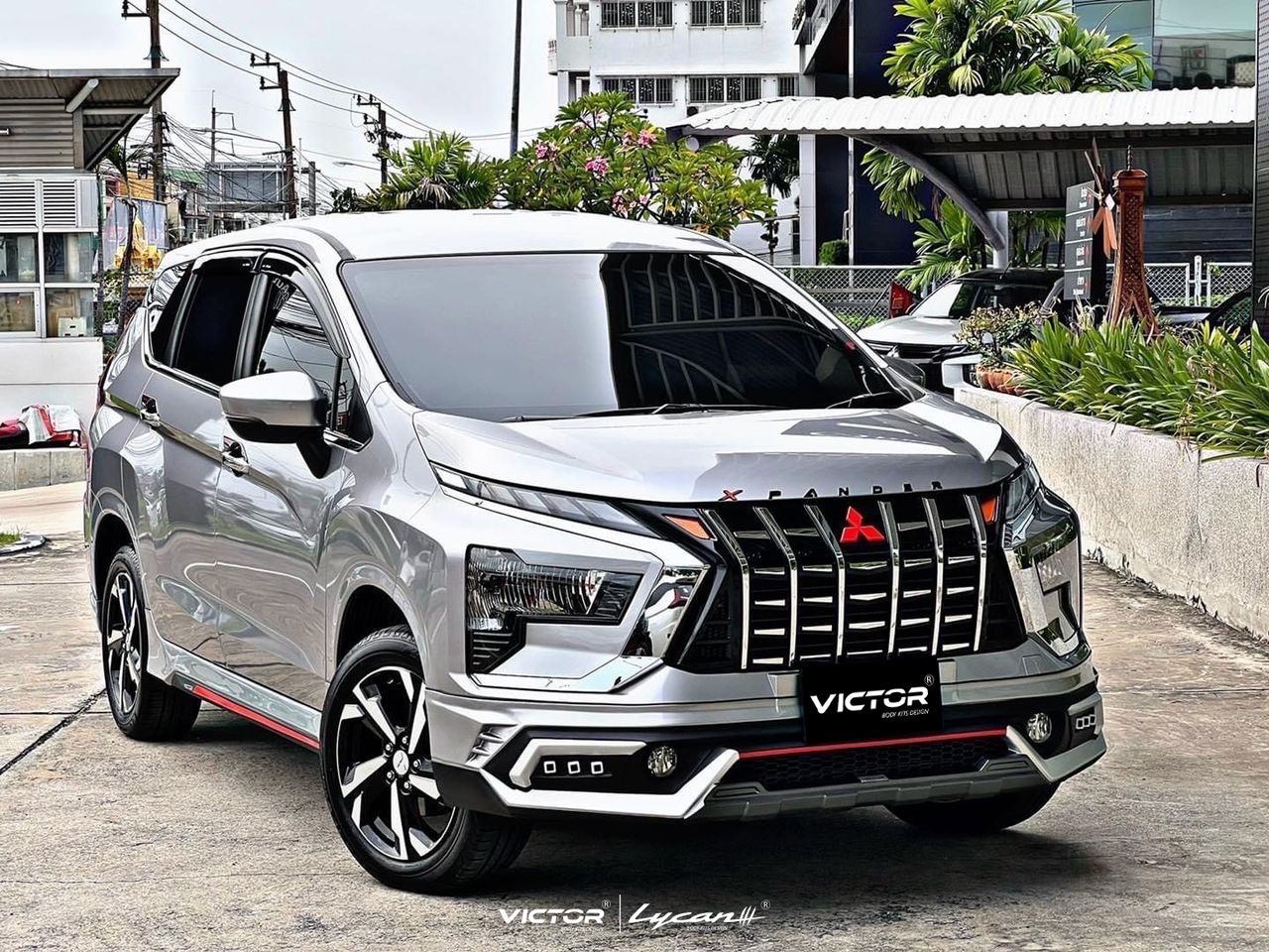 ชุดแต่ง ชุดสเกิร์ต Mitsubishi Xpander 2022-2025 รุ่น VICTOR V.3