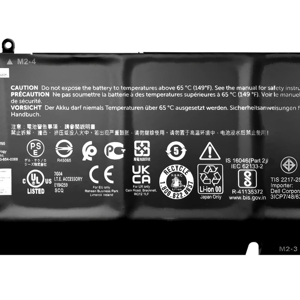 Battery Dell Inspiron 16 Plus 7630, 7640, 6-Cell 86Wh, แบตเตอรี่ Dell 69KF2 ของแท้รับประกันศูนย์ Dell Thailand ราคาไม่แพง