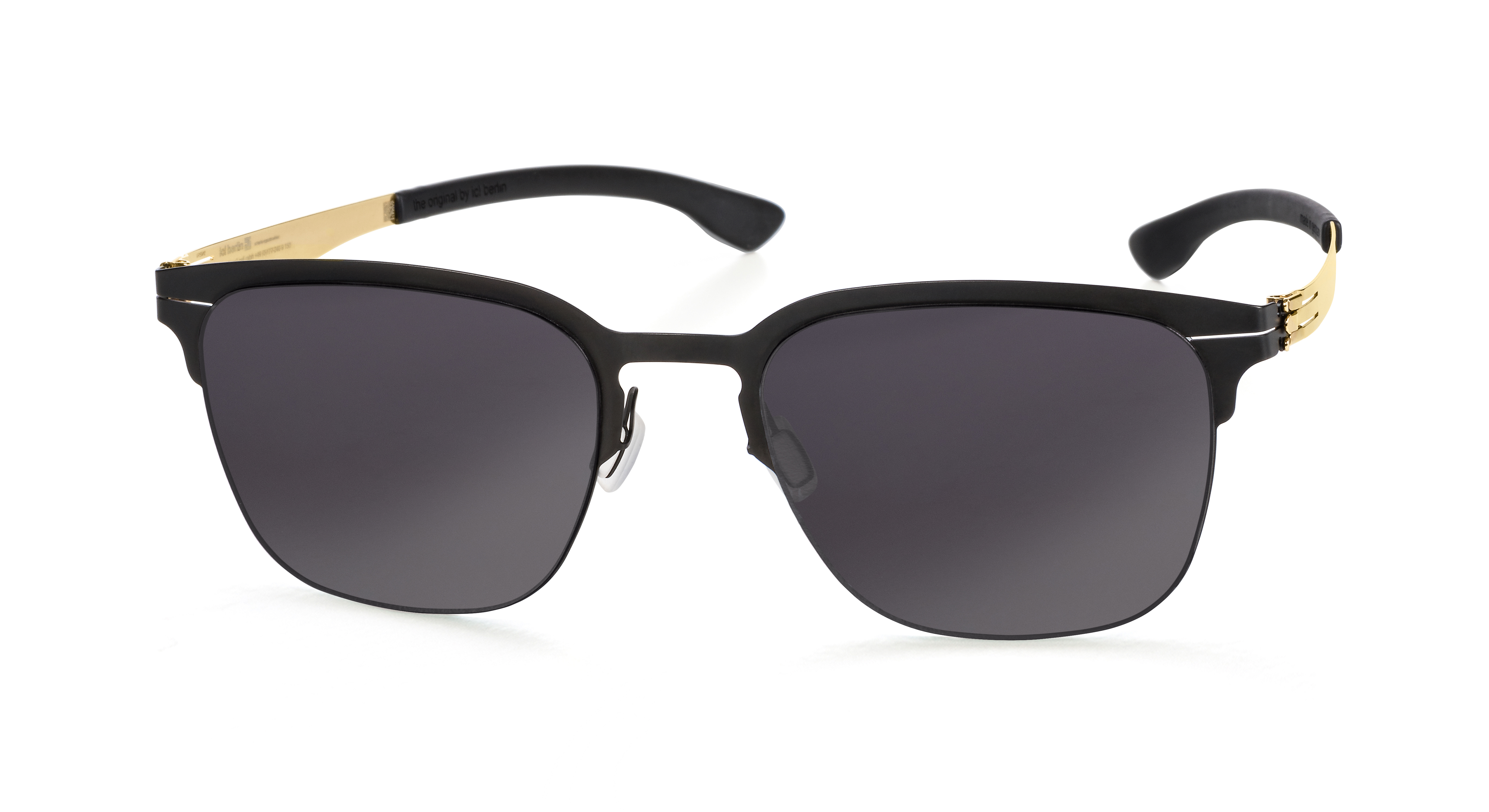 แว่นกันแดด ic berlin รุ่น The Antihero สี Black ขาทอง ขนาด 54 - 21 - 145 มม.
