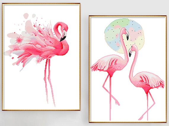 Flamingo (เดี่ยว/คู่)(พิมพ์ลาย)