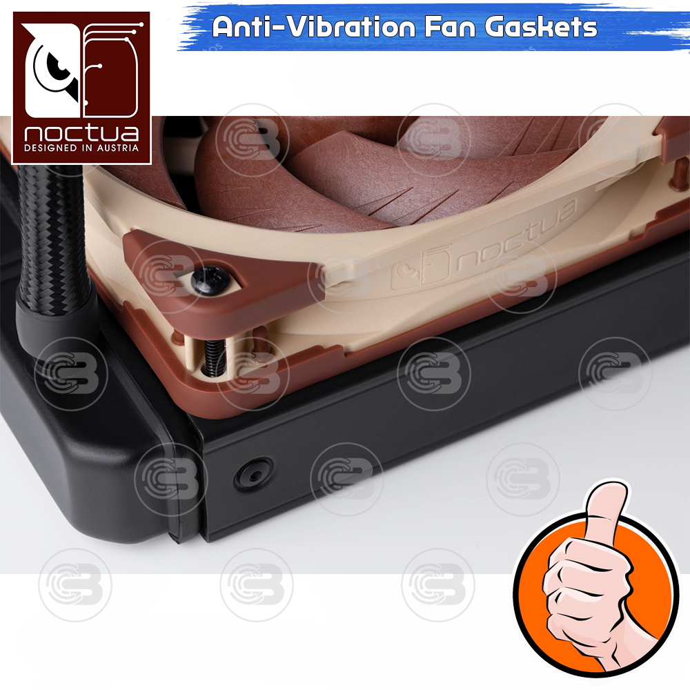 [CoolBlasterThai] Noctua NA-SAVG1 Anti-vibration Gaskets For 120 mm Fan (Set Of 3)