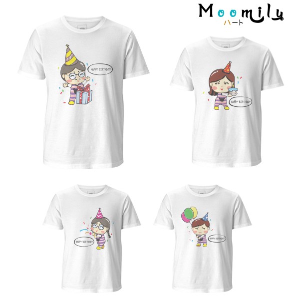 เสื้อวันเกิด เสื้อทีมงานวันเกิด เสื้องานวันเกิด เสื้อครอบครัว พ่อแม่ลูก MMLHBD