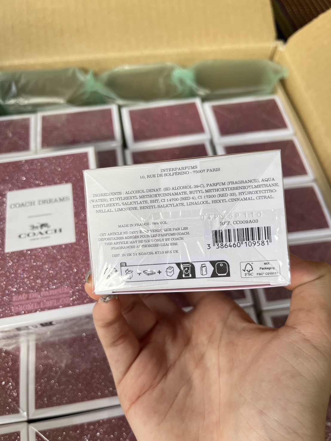 Coach Dreams Eau de Parfum 40ml. ของแท้ ขนาดพกพา