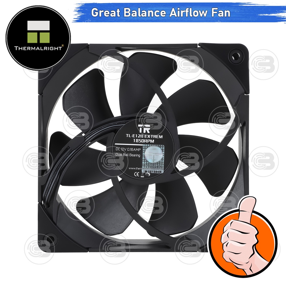 [CoolBlasterThai] Thermalright TL-E12B EXTREM Balance Fan (size 120 mm.) ประกัน 6 ปี