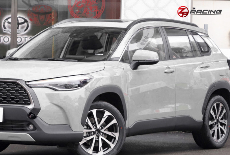 ราวหลังคา แรคหลังคา โตโยต้าครอส Roof Rack Toyota Corolla Cross วัสดุอลูมิเนียม