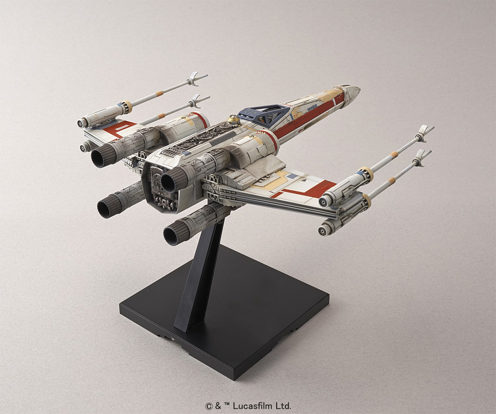 1/72 & 1/144 Red Squadron X-Wing Starfighter BANDAI - Star Wars