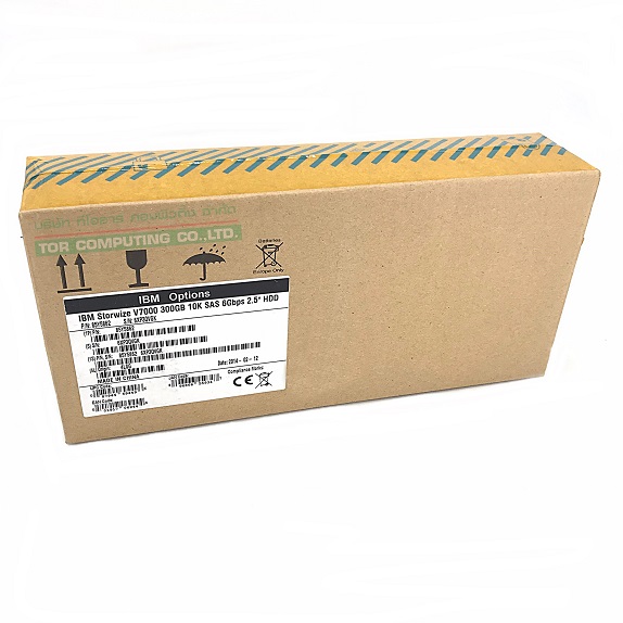 IBM 85Y5862 [TorCompTH Thailand - ขาย จำหน่าย ราคา] IBM 300GB 10K 6G SAS 2.5IN HDD for V7000 Gen1 2076-124 2076-224