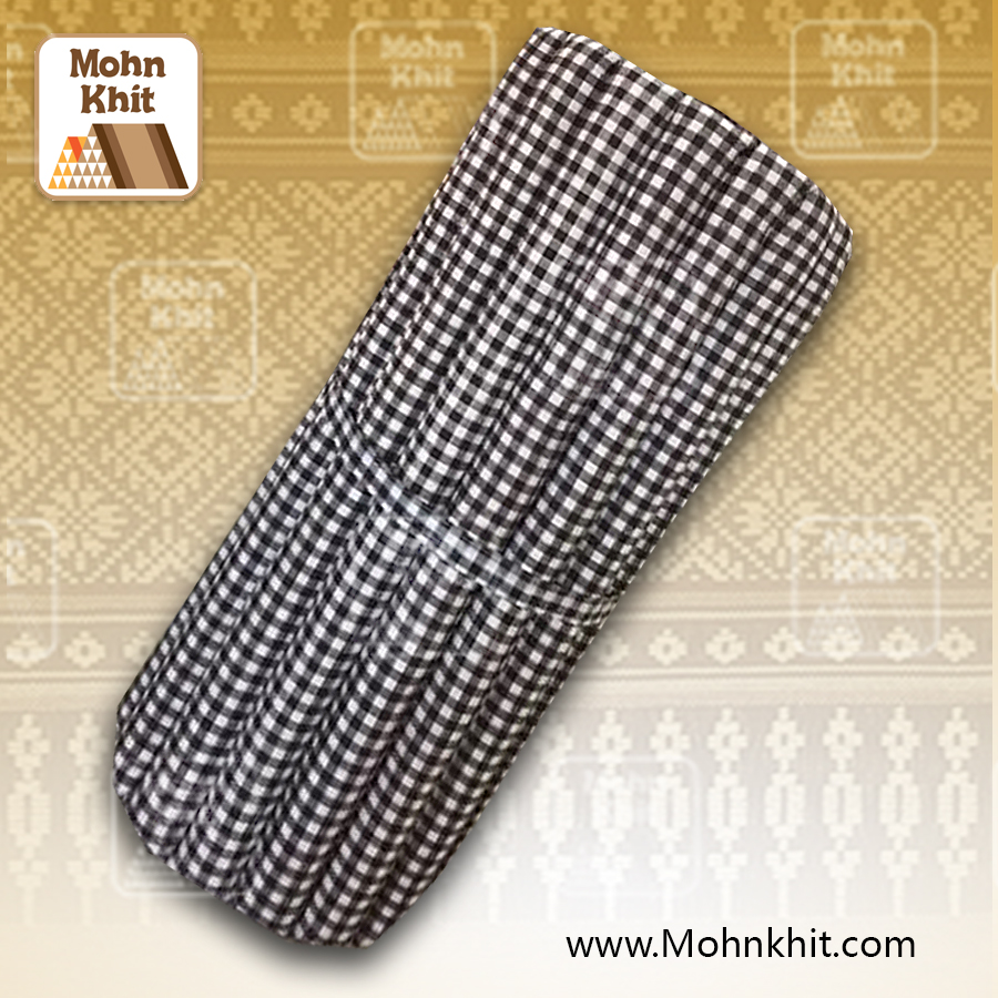 ที่นอนระนาดลายตารางดำขนาด 97x175 Cm Thai Roll Up Floor Beds Mattress Kapok100%.