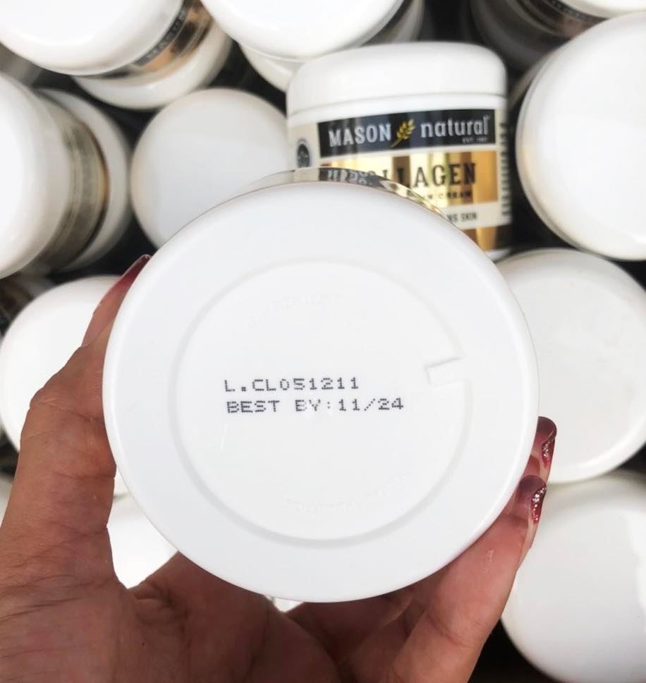 Mason Natural Collagen Beauty Cream 114g. ครีมสูตร Collagen บริสุทธิ์เพียว 100% นำเข้าจากอเมริกา