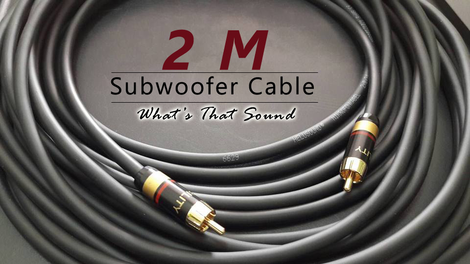 Subwoofer Cable 2 m (1ออก1)