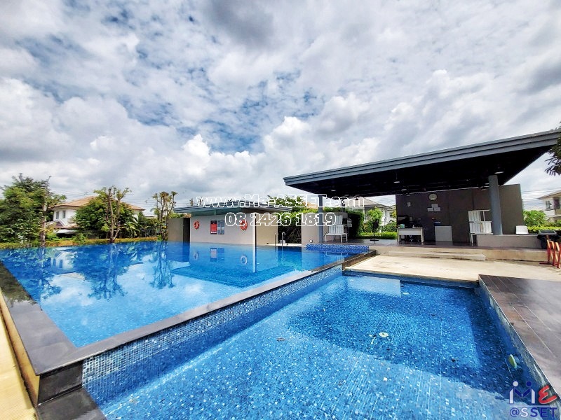 ขายบ้านเดี่ยว ใกล้ ม.มหิดล ย่าน ศาลายา วัดพระเงิน ศรีประวัติ : อินนิซิโอ ปิ่นเกล้า-วงแหวน : 2 ชั้น 50 ตารางวา