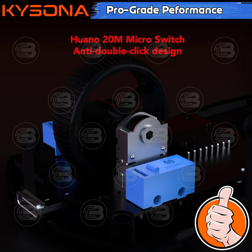 [CoolBlasterThai] KYSONA JUPITER SE Black 1K PAW3311/46± 3G/24000 DPI Gaming Mouse (1-Y Waranty)