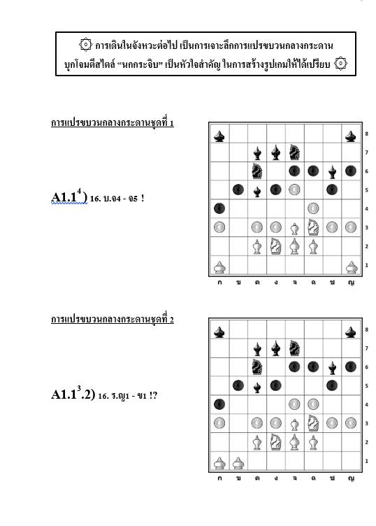 หนังสือหมากรุกไทย กลยุทธ์สุดยอดเซียน ฉบับม้าโยงขวา 2 (สุดยอดเซียนนกกระจิบ)