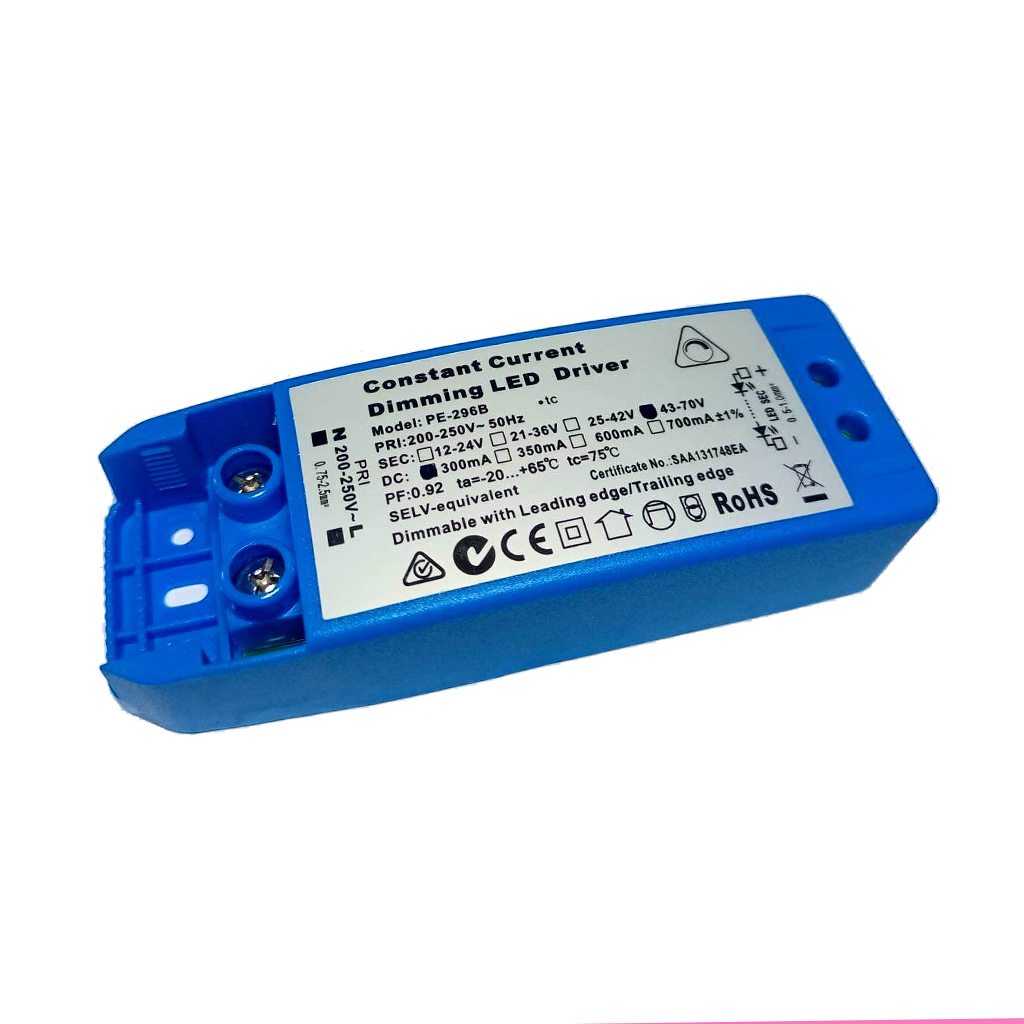 หม้อแปลงหรี่ไฟ LED 220-250V / 300mA / Dimming LED Driver