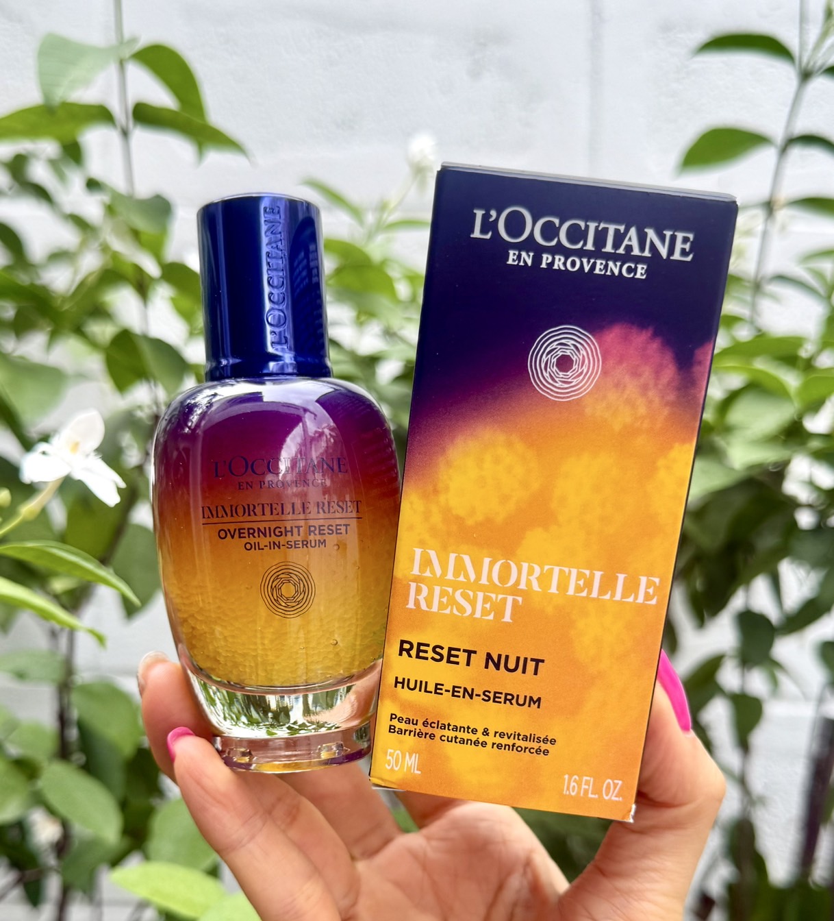 L'Occitane Immortelle Reset Overnight Reset Oil In Serum 50ml. ของแท้ แพ็คเก็จใหม่ 2025