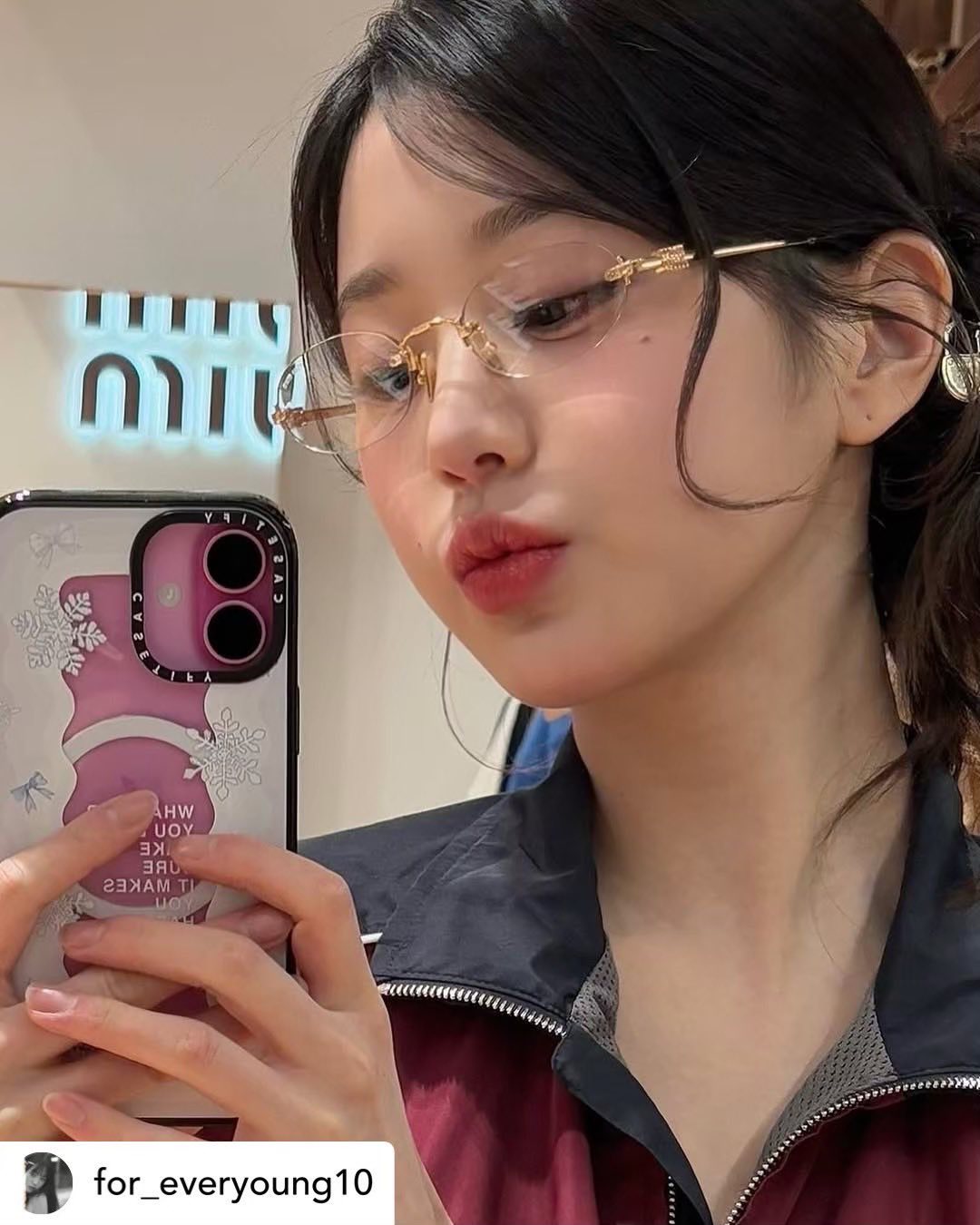 แว่นMiu Miu MU A54S 5AK08N (เลนส์บลูบล็อกกรองแสงสีฟ้า แสงUV)