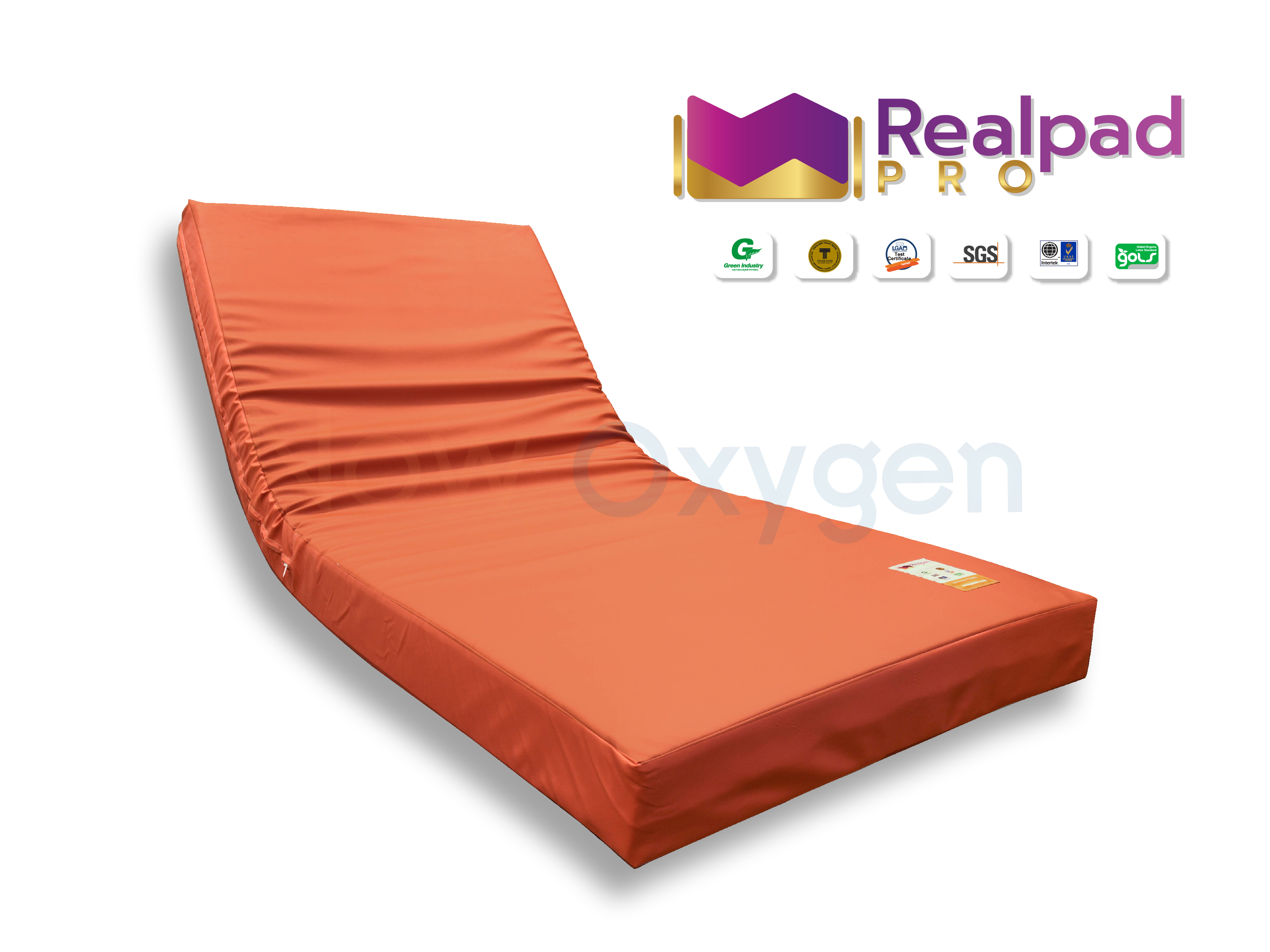 ที่นอนยางพารา กระจายแรงกดทับ หนาพิเศษ ทนทาน รุ่น Realpad Pro L รับประกัน 5 ปี