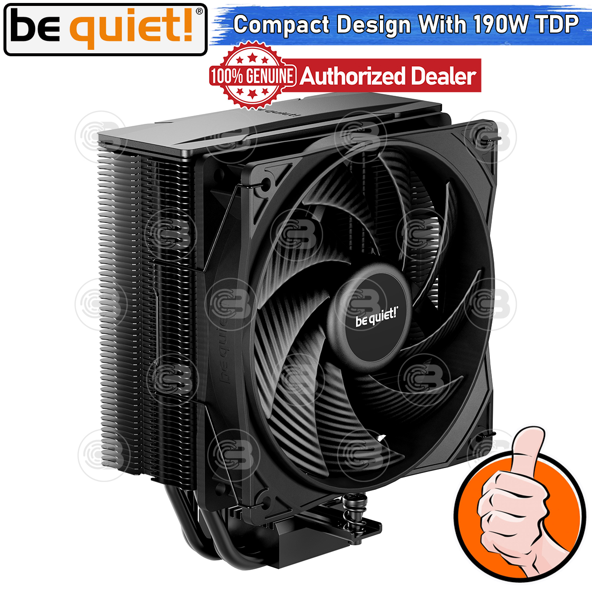 [CoolBlasterThai] Be Quiet PURE ROCK 3 Black Heat Sink CPU Cooler (AM5/LGA1851 Ready) (BK039) ประกัน 3 ปี