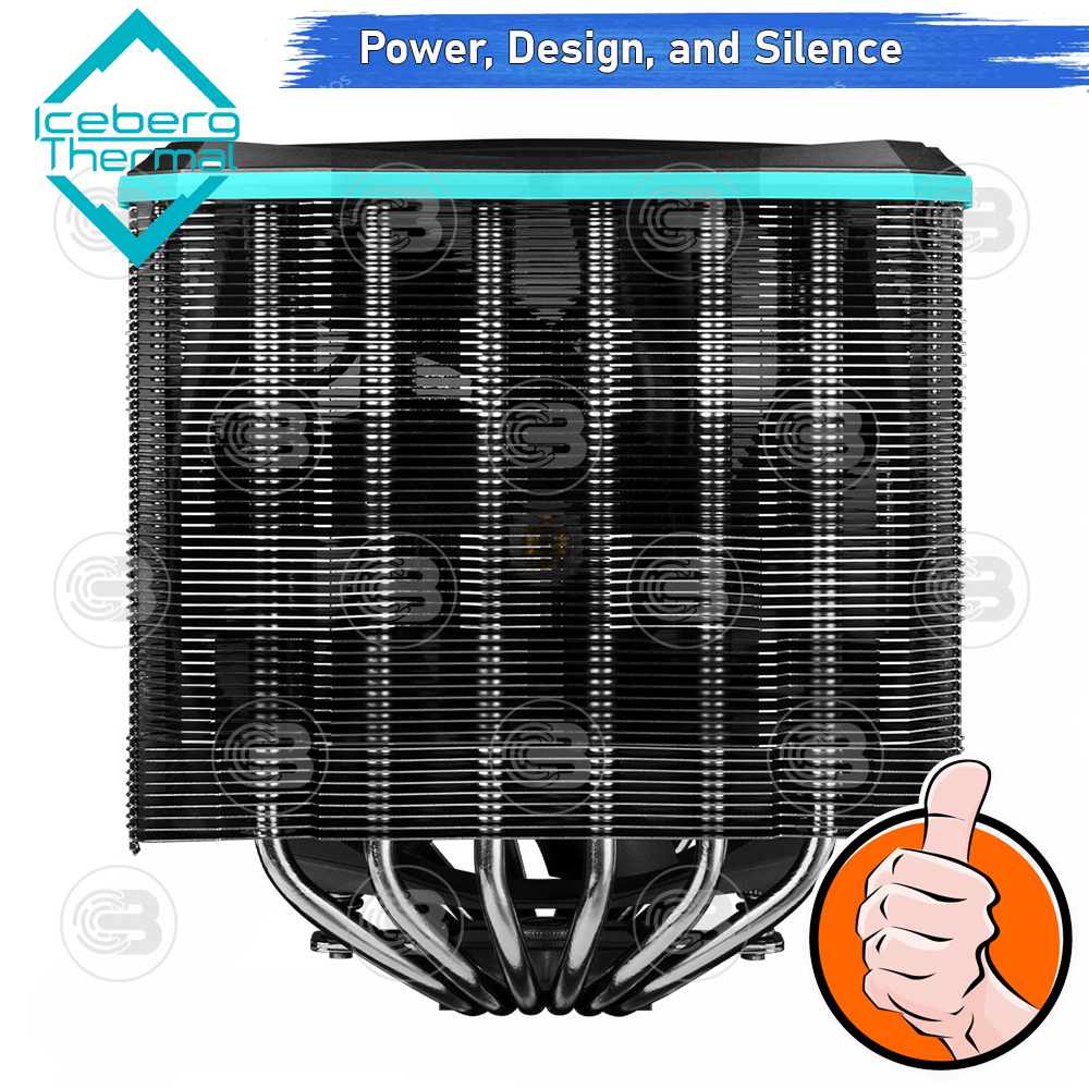 [CoolBlasterThai] Iceberg Thermal IceSLEET G6 Stealth Dual Tower CPU Cooler with A-RGB