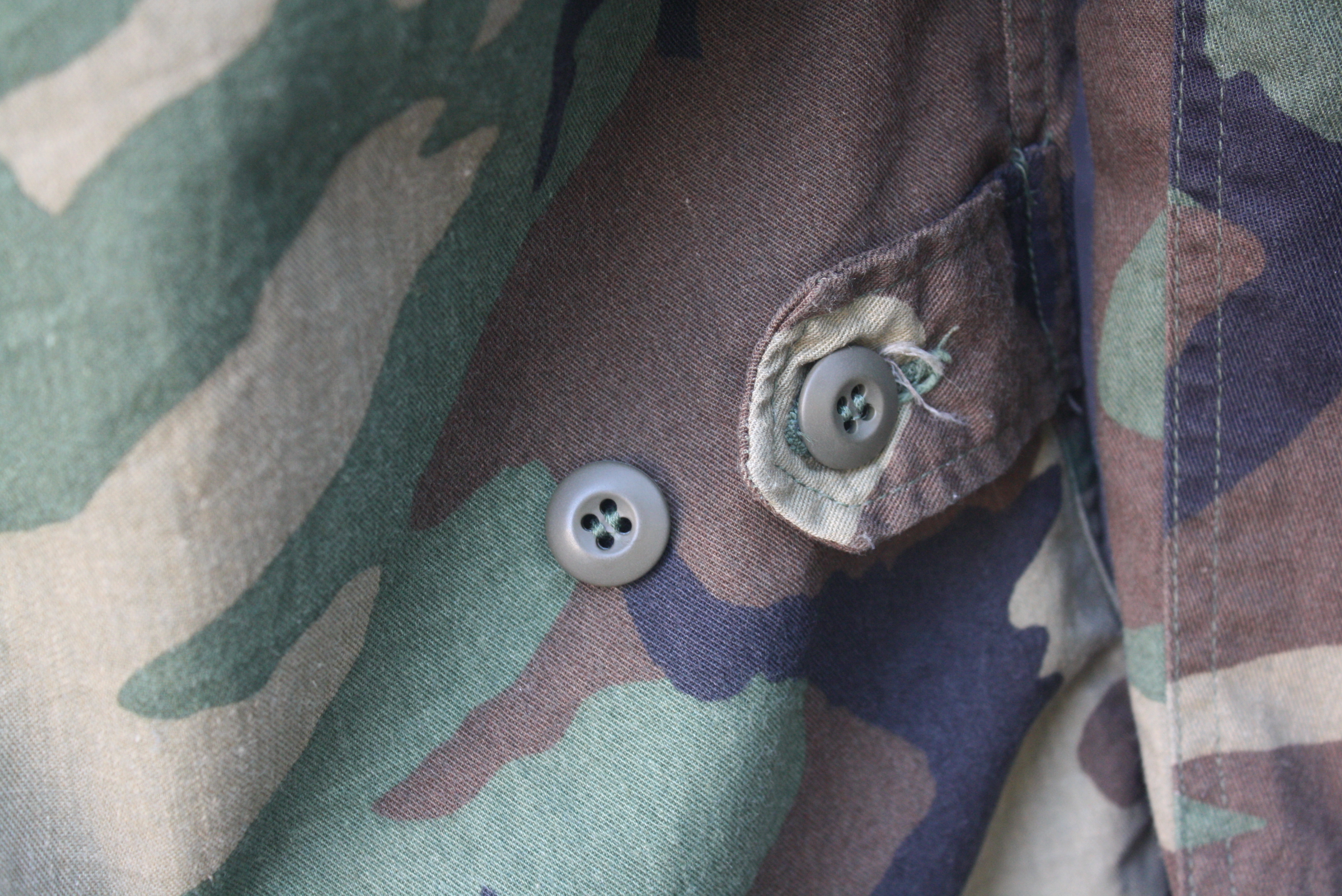 เสื้อทหารสหรัฐ Battle Dress Uniform BDU woodland M81