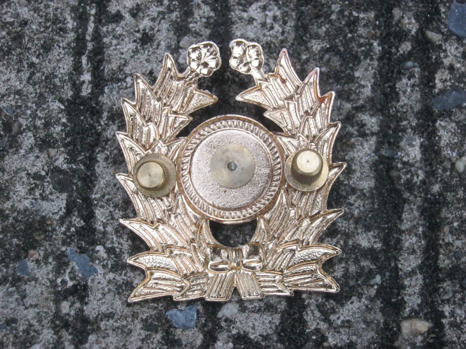 อาร์ม โลหะหน้าหมวกทหารเกาหลี กองทัพบก