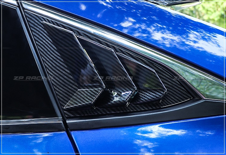 ครอบช่องกระจกหลัง CIVIC FC MUSTANG Style ตรงรุ่น รับประกัน 1 ปี ปี 2016-2022