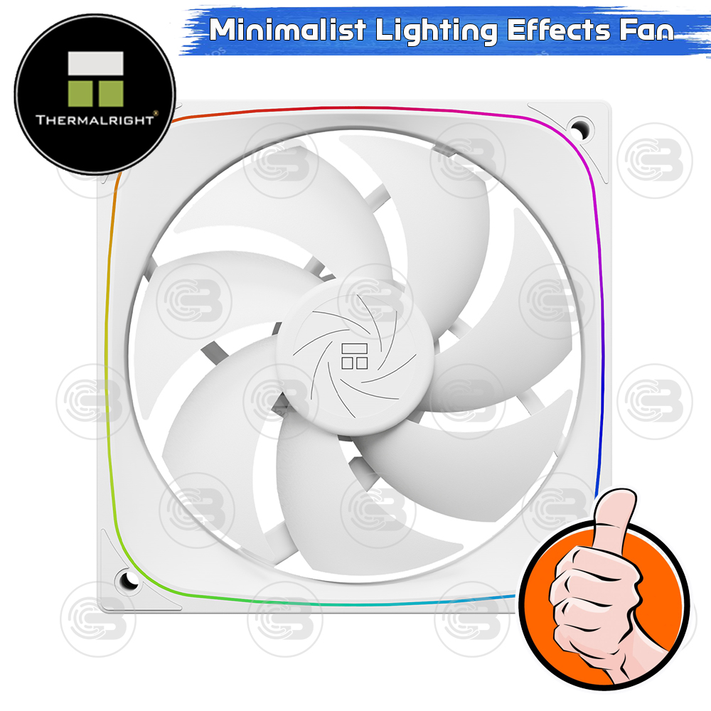 Thermalright TL-Q12W A-RGB Fan Case (size 120 mm.) ประกัน 3 ปี