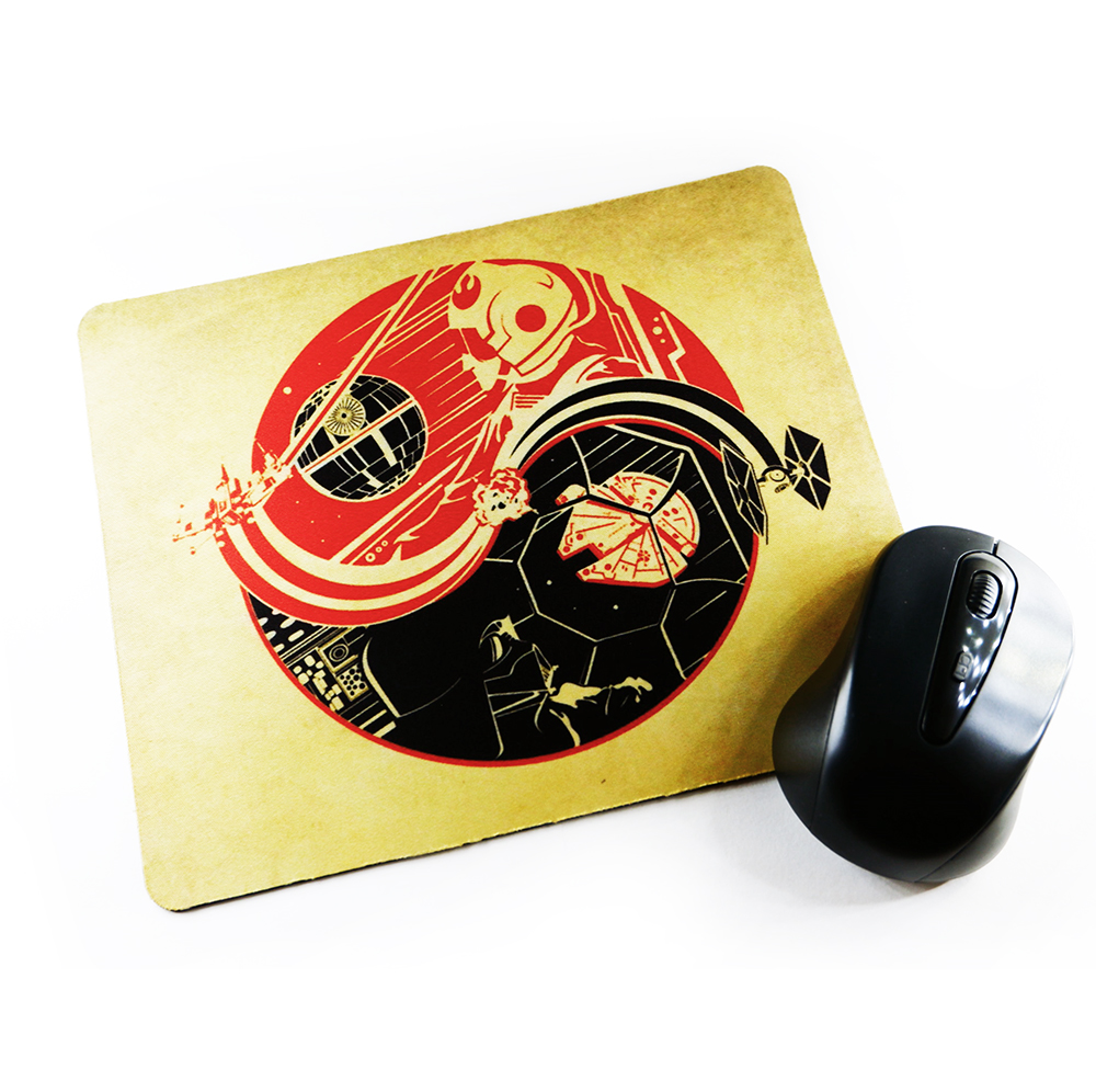 แผ่นรองเมาส์ Yin Yang of Rebel and Empire Art - Star Wars Mouse Pad