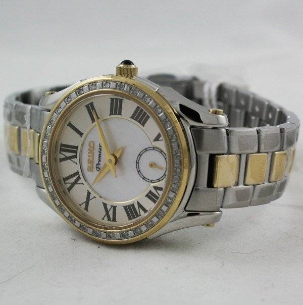 นาฬิกาSEIKO Premier ผู้หญิงเพ็ชรแท้ 30เม็ด รุ่น SRKZ86P1 ของใหม่พร้อมกล่องและใบรับประกัน