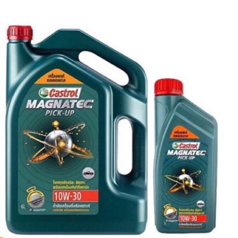 น้ำมันเครื่อง ดีเซล Castrol Magnatec Pick-up 10W-30 6L แถม 1 L