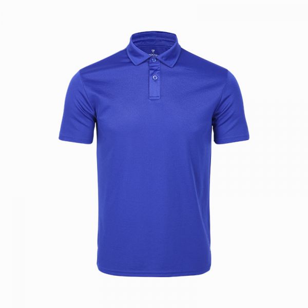 WARRIX DryTech POLO CA-SPU-SR0003 เสื้อโปโล วอริกซ์ แขนสั่น สีน้ำเงิน BB