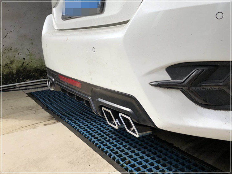 Diffuser ดิฟหลัง ลิ้นหลัง กันชนหลัง ทรง C63 CIVIC FC 2016-2022